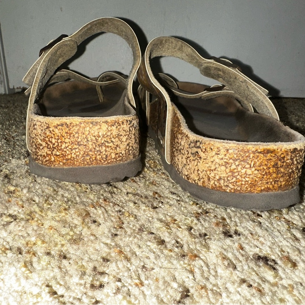 Birkenstock Mayari Vegan Birko-Flor Sandel Ethnic 38 RARE - Picture 4 of 7